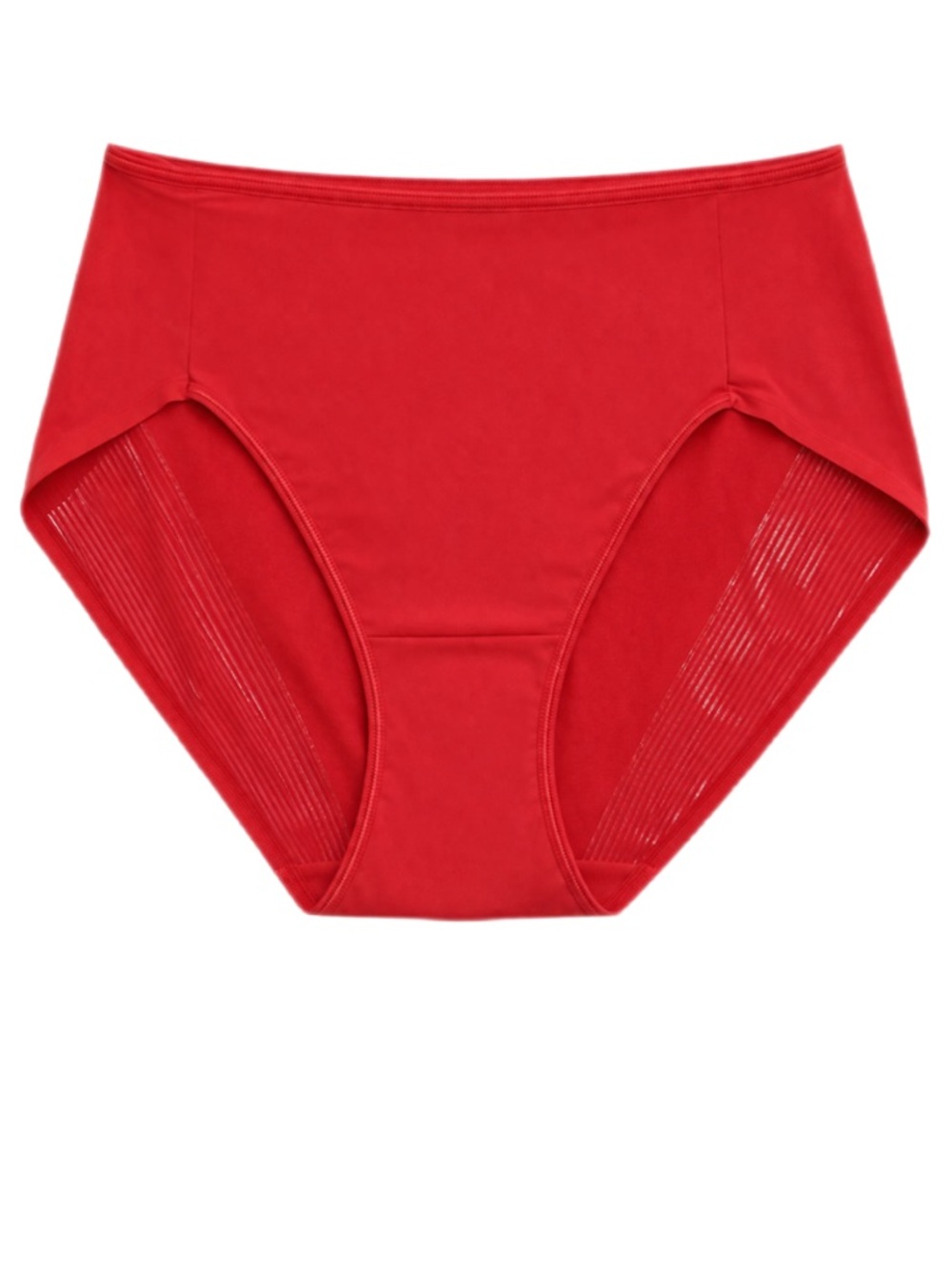 NWOT Soma Seamless No Show Brief Stay Put Grip Red L